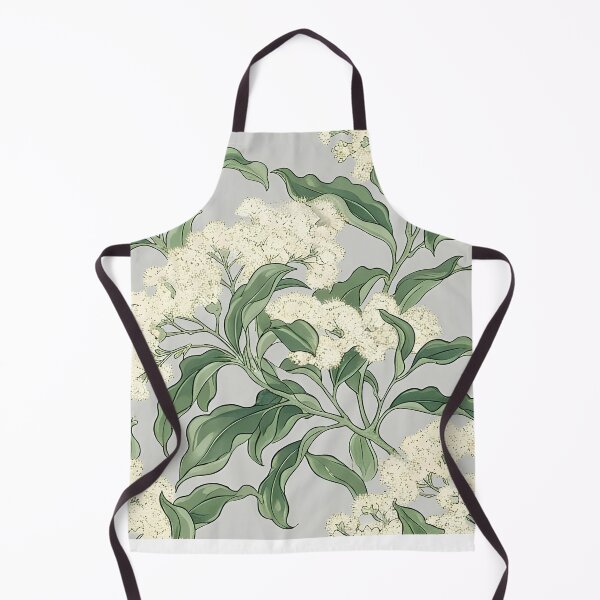 Item preview, Flowering Myrtle Canopy Celadon Botanical Pattern designed and sold by Studio BC.