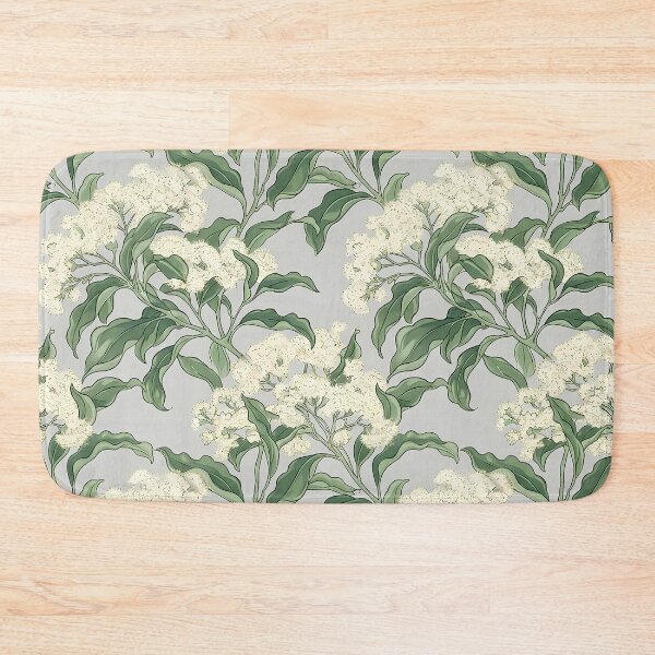 Item preview, Flowering Myrtle Canopy Celadon Botanical Pattern designed and sold by Studio BC.