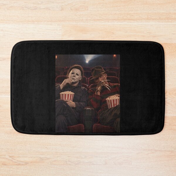 Item preview, Freddy Krueger Tshirts Freddy-Krueger And Michael-Myers Watching A Movie Horror Night designed and sold by welshverniceABC.