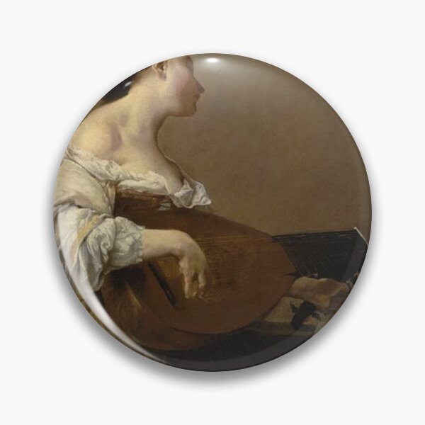 Item preview, Woman Tuning a Lute designed and sold by SharonTheFirst.