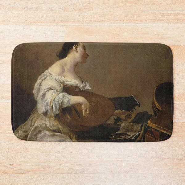 Item preview, Woman Tuning a Lute designed and sold by SharonTheFirst.
