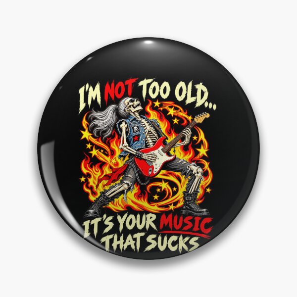 Item preview, I'm Not Too Old Funny Guitar Music Joke designed and sold by elderberry.