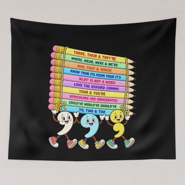 Item preview, Grammar Wordplay and Oxford Comma Humor designed and sold by elderberry.