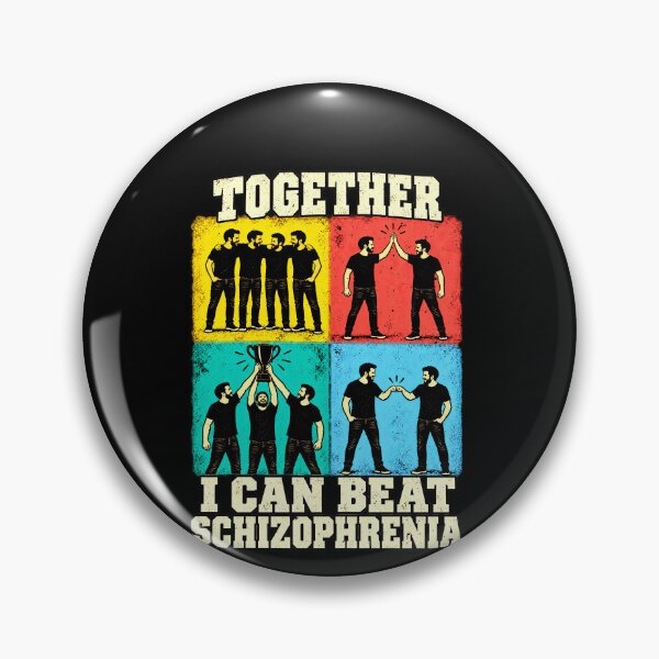 Item preview, Funny Together Beat Schizophrenia Awareness Art designed and sold by elderberry.