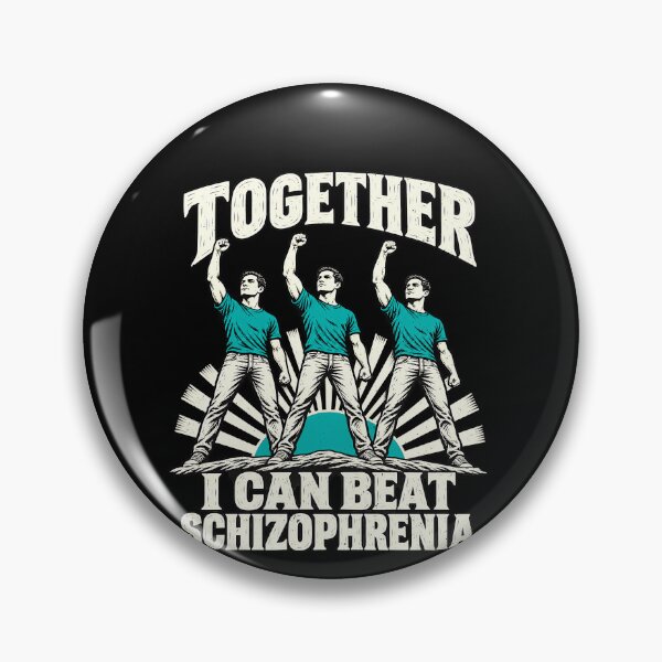 Item preview, Funny Together Can Beat Schizophrenia Awareness Light Hearted Art designed and sold by elderberry.
