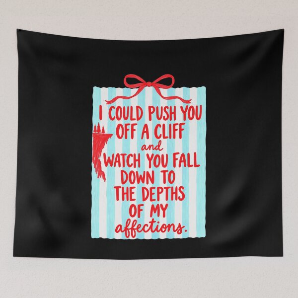 Item preview, Funny Cliff Saying About Falling for Affection designed and sold by elderberry.