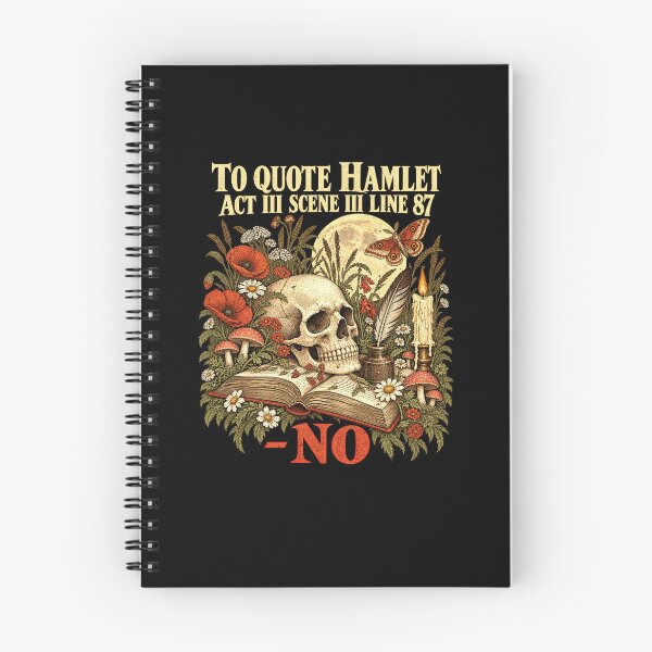 Item preview, Funny Quote Hamlet Act III Scene III Line 87 No Art designed and sold by elderberry.