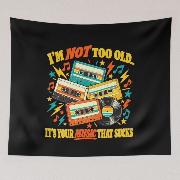 Item preview, I'm Not Too Old for This Music Joke designed and sold by elderberry.
