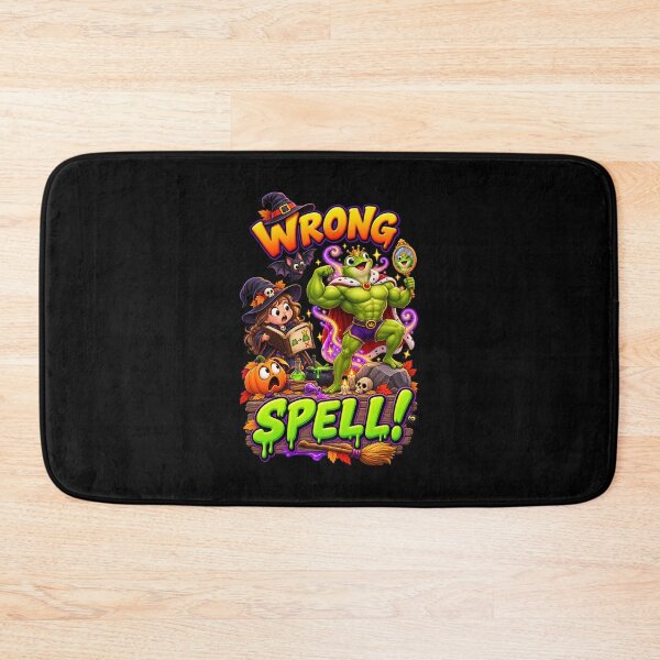 Item preview, Wrong Spell Funny Halloween Witch Frog designed and sold by Yomere.