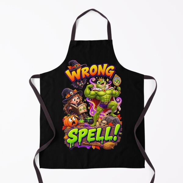 Item preview, Wrong Spell Funny Halloween Witch Frog designed and sold by Yomere.