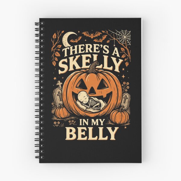 Item preview, There's A Skelly In My Belly Funny Halloween  designed and sold by ManiaGrania.