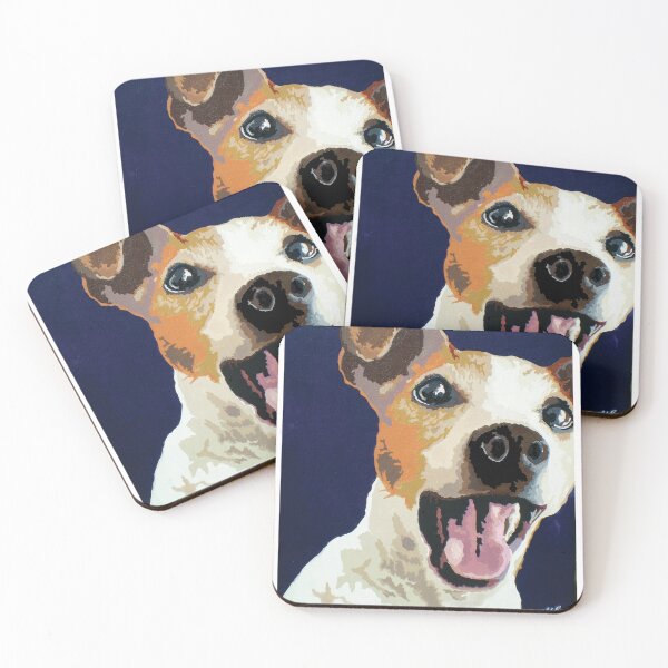 Item preview, Happy Pop Art Jack Russell Dog designed and sold by KSaunbyGallery.