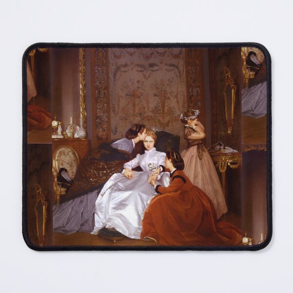 Item preview, LA FIANCÉE HÉSITANTE (THE HESITANT BETROTHED) BY TOULMOUCHE (1866) designed and sold by humbleserf.