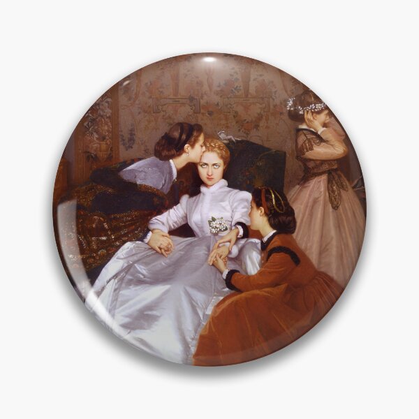 Item preview, LA FIANCÉE HÉSITANTE (THE HESITANT BETROTHED) BY TOULMOUCHE (1866) designed and sold by humbleserf.