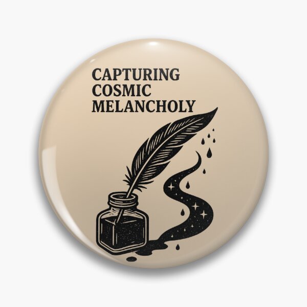 Item preview, Poetcore Cosmic Melancholy – Capturando la melancolía cósmica con pluma y tinta designed and sold by Ivy-Triggs.