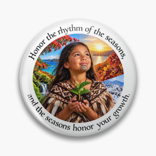 Item preview, Polynesian Harmony Proverb - Honor the rhythm of the seasons | Pacific Art designed and sold by ShakaLife.org.