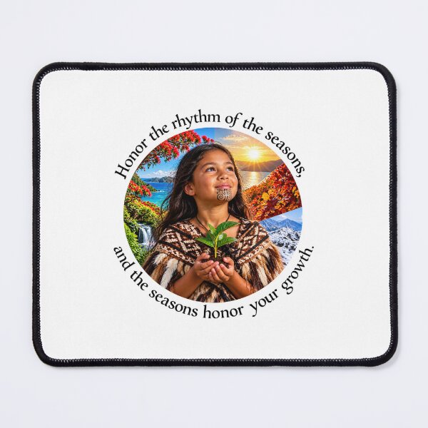 Item preview, Polynesian Harmony Proverb - Honor the rhythm of the seasons | Pacific Art designed and sold by ShakaLife.org.