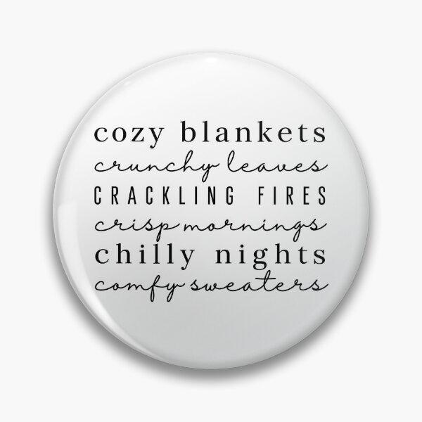 Item preview, Cozy Blankets Crunchy Leaves Crackling Fires Football designed and sold by StarSplatter.