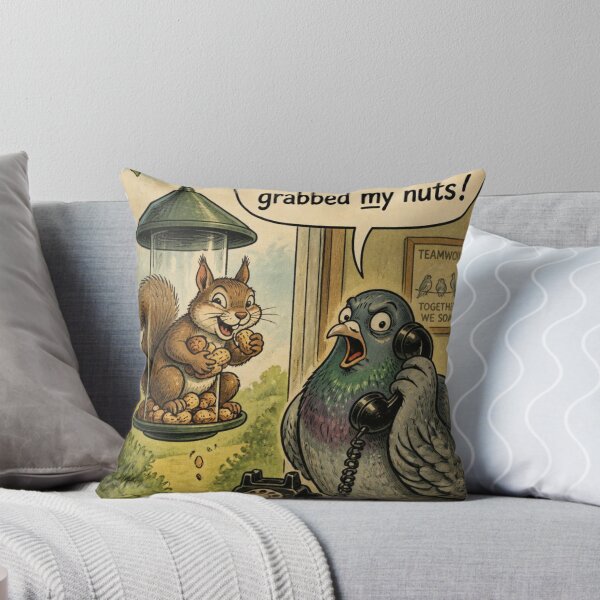 Item preview, Seaside Postcard:  Gathering Nuts designed and sold by halibutgoatramb.