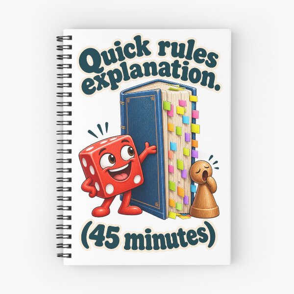 Item preview, Quick Rules Explanation (45 Minutes) - Funny Board Games designed and sold by ManxCatAndy.