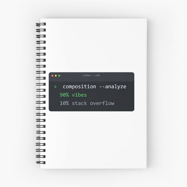 Item preview, 90 Percent Vibes Codebase Terminal Programmer Humor designed and sold by Bianca Oltean.