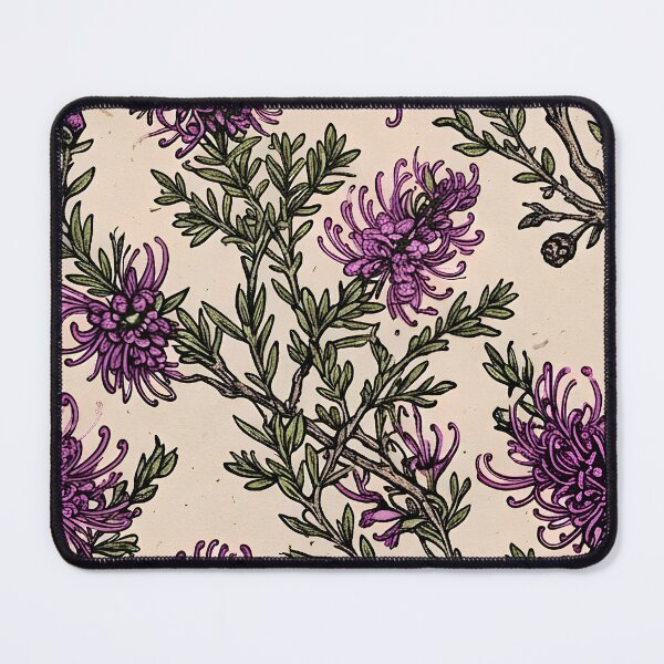 Item preview, Vintage Purple Grevillea Spider Flower Etching Pattern designed and sold by Studio BC.