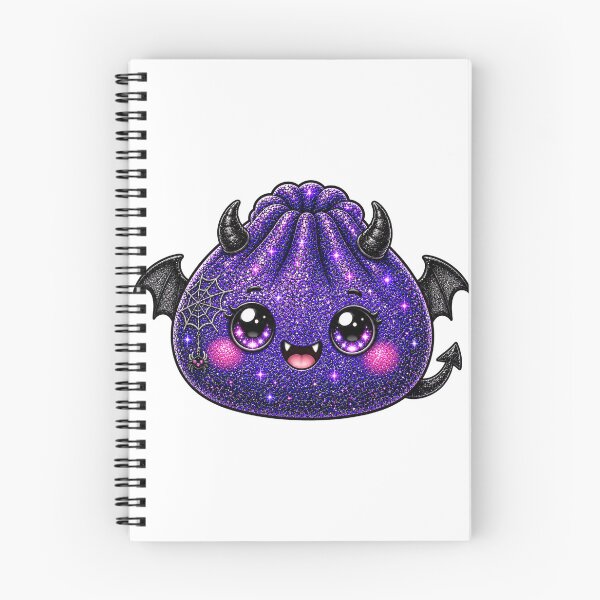 Item preview, Purple Devil Dumpling Squishy | Sparkly Eyes, Bat Wings & Spooky Cute Halloween Design designed and sold by Uniquememorable.