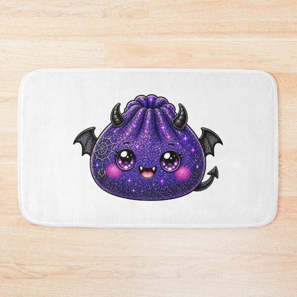 Item preview, Purple Devil Dumpling Squishy | Sparkly Eyes, Bat Wings & Spooky Cute Halloween Design designed and sold by Uniquememorable.