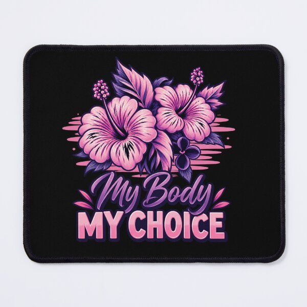 Item preview, My Body My Choice Feminist Floral designed and sold by ThereIsRoomForEveryoneOnThisEarth.
