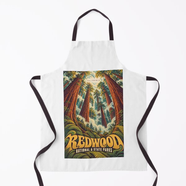 Item preview, Redwood National & State Parks - California designed and sold by GoodOldVintage.