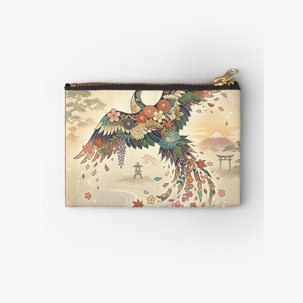 Item preview, Transcendent Blossom Bird: Mystical Japanese Floral Spirit designed and sold by iris-festival.