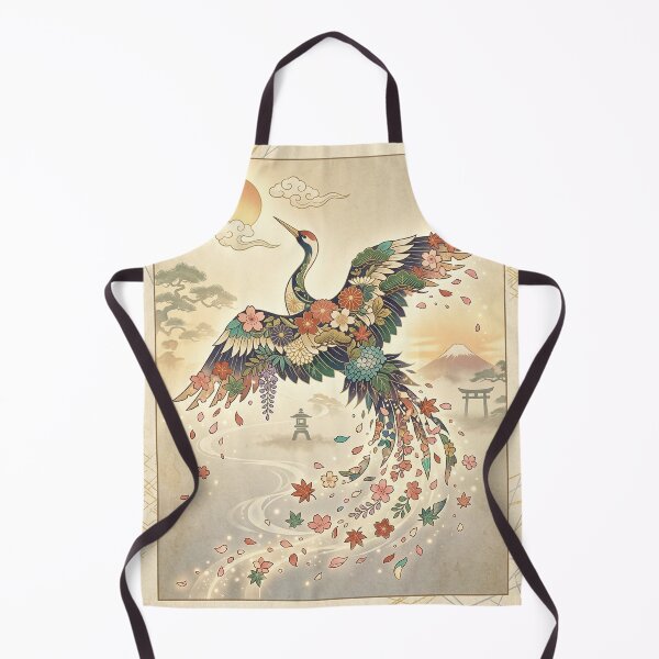 Item preview, Transcendent Blossom Bird: Mystical Japanese Floral Spirit designed and sold by iris-festival.