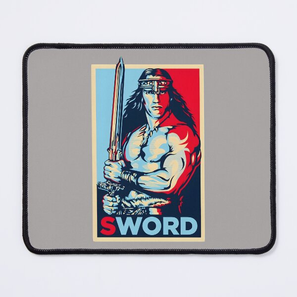 Item preview, Heroic-Barbarian-Warrior-with-Sword-Art designed and sold by MitomaMoller.