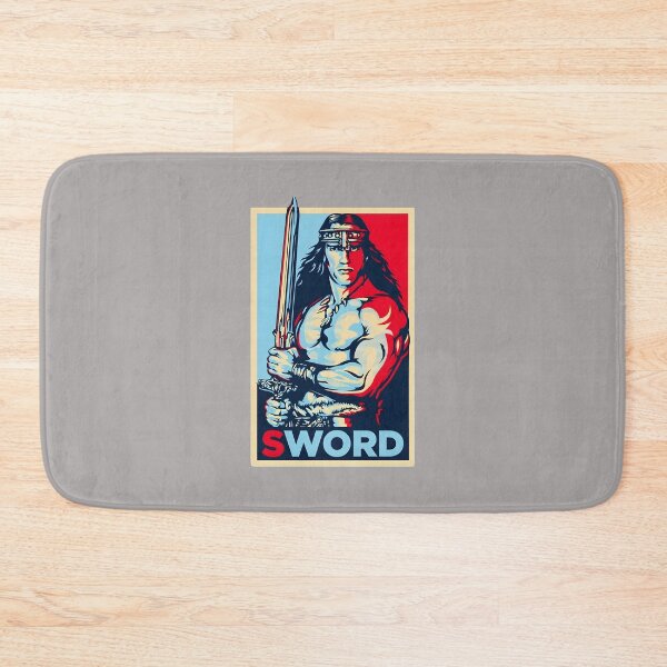 Item preview, Heroic-Barbarian-Warrior-with-Sword-Art designed and sold by MitomaMoller.