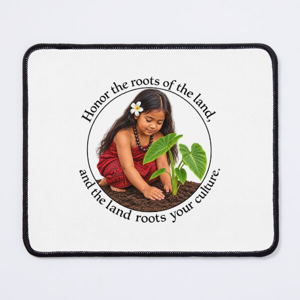 Item preview, Polynesian Heritage Proverb - Honor the roots of the land | Pacific Art designed and sold by ShakaLife.org.