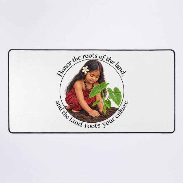 Item preview, Polynesian Heritage Proverb - Honor the roots of the land | Pacific Art designed and sold by ShakaLife.org.