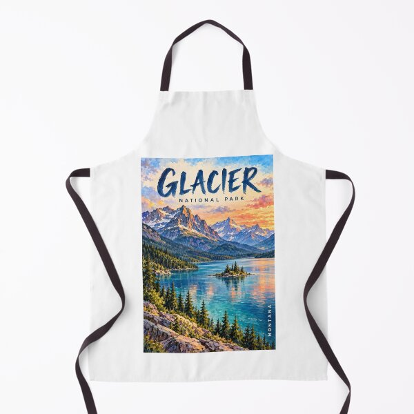 Item preview, Glacier National Park - Montana designed and sold by GoodOldVintage.