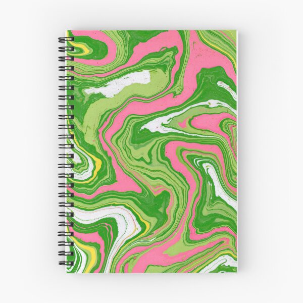 Item preview, Abstract pink and green fluid art marble texture background with swirled pattern designed and sold by FASLab.