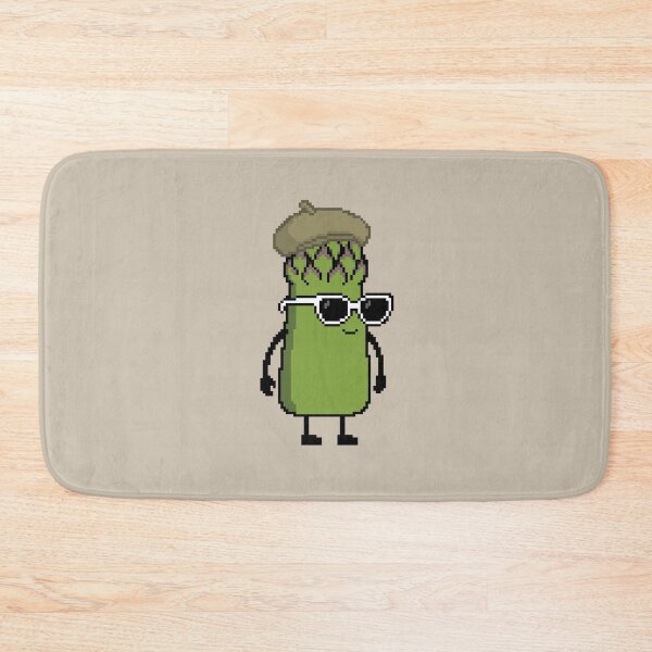 Item preview, Asparagus green Pixel with a Beret (KH) designed and sold by White Rim Mates.
