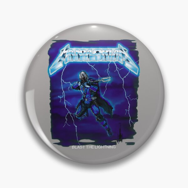 Item preview, Space-Warrior-Lightning-Metal-Art designed and sold by MitomaMoller.