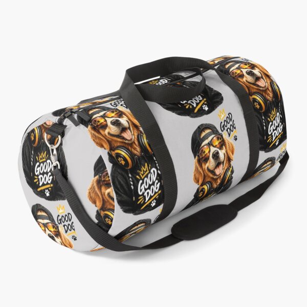 Item preview, Cool Golden Retriever in Streetwear with Headphones designed and sold by InterStore78.