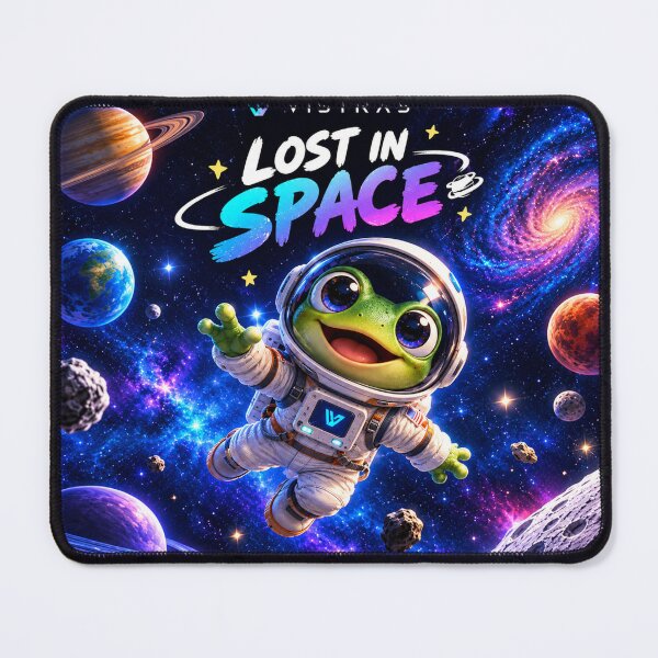Item preview, LOST İN SPACE – CUTE ASTRONAUT FROG designed and sold by VISTRAS.
