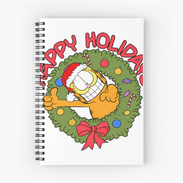 Item preview, Garfield Happy Holidays Garfield Wreath designed and sold by MisaelHermann.
