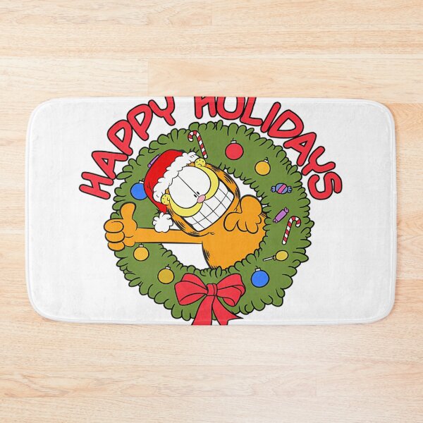 Item preview, Garfield Happy Holidays Garfield Wreath designed and sold by MisaelHermann.