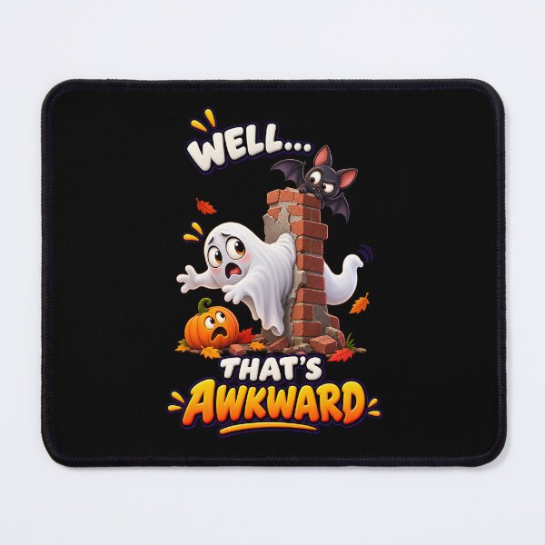 Item preview, Well That’s Awkward Funny Halloween Ghost designed and sold by Yomere.