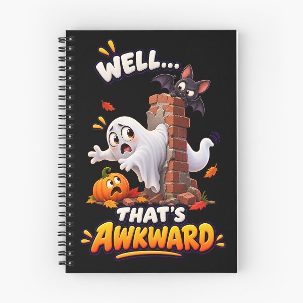 Item preview, Well That’s Awkward Funny Halloween Ghost designed and sold by Yomere.