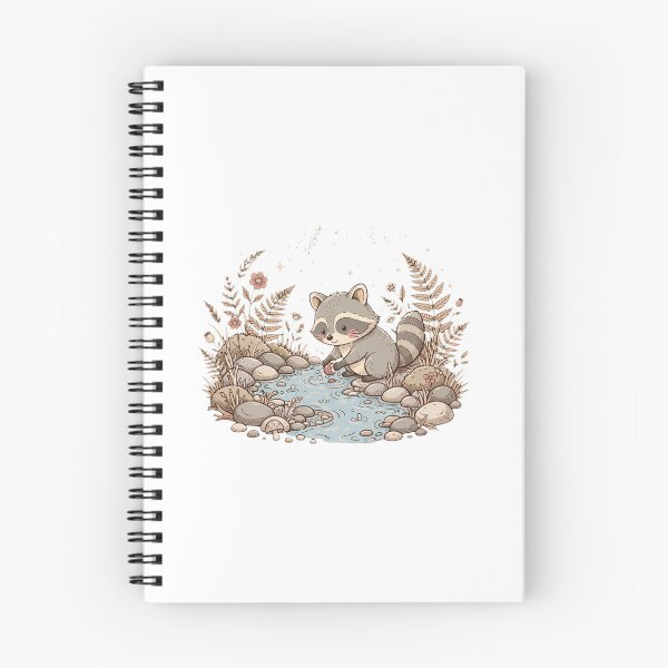 Item preview, A Little Raccoon by the Forest Stream designed and sold by Sweet Blob Co.