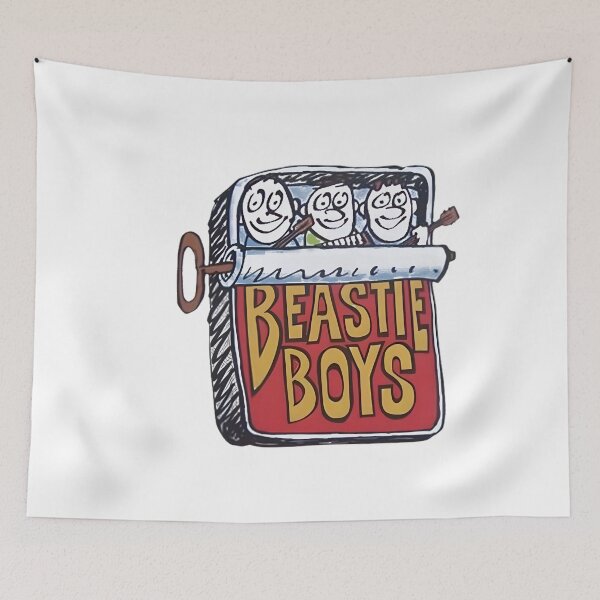 Item preview, BeastieBoys SardineCan 90s Hip Hop Band Art designed and sold by lilLilaBat.