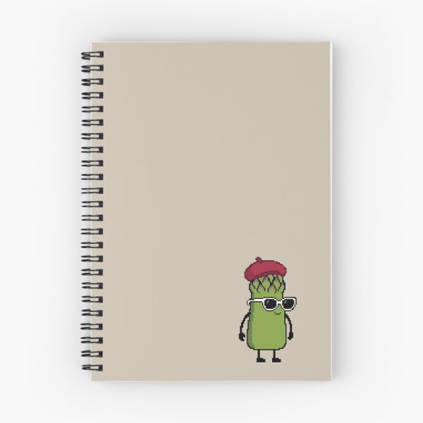 Item preview, Asparagus green Pixel with a Beret (RD) designed and sold by White Rim Mates.