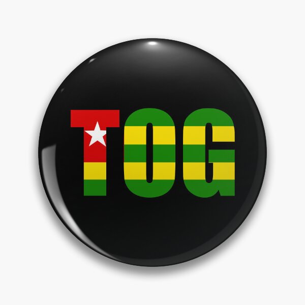 Item preview, Togo Flag Initials TG designed and sold by shitpostee.